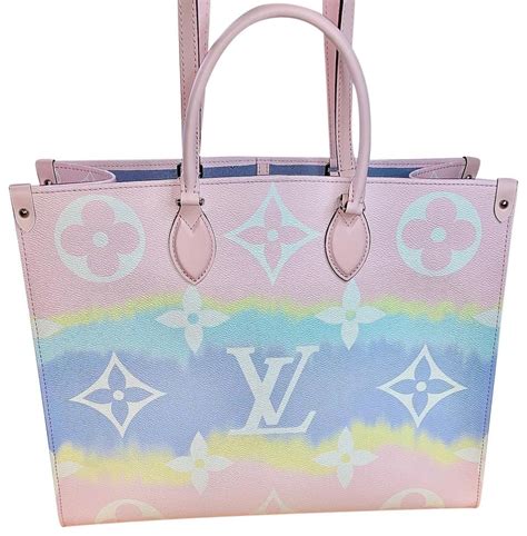 louis vuitton pastel tote|Louis Vuitton pastel rainbow bag.